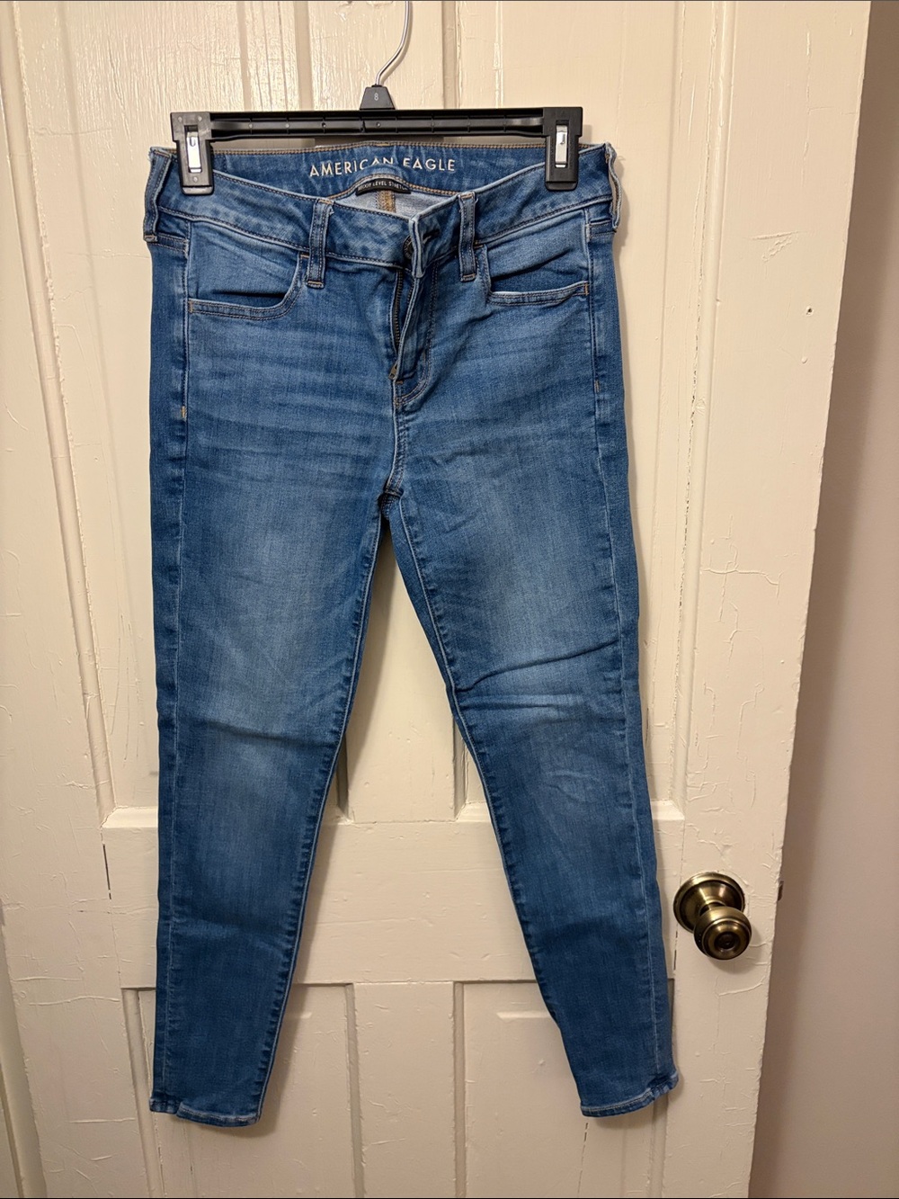 American Eagle Outfitters Women's Skinny Jeans - Medium Blue Wash